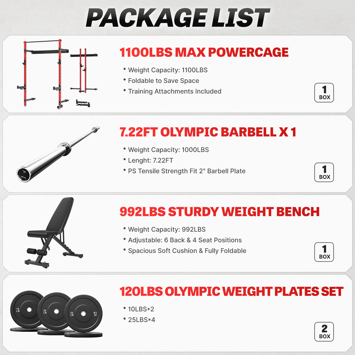 MITONOS Wall Mount Foldable Squat Power Rack, Compact 1100 lbs Weight Capacity Home Gym Training Station,Heavy-Duty Steel Space Efficient Workout Frame with Pull-up Bar and 360° Landmine,Rad