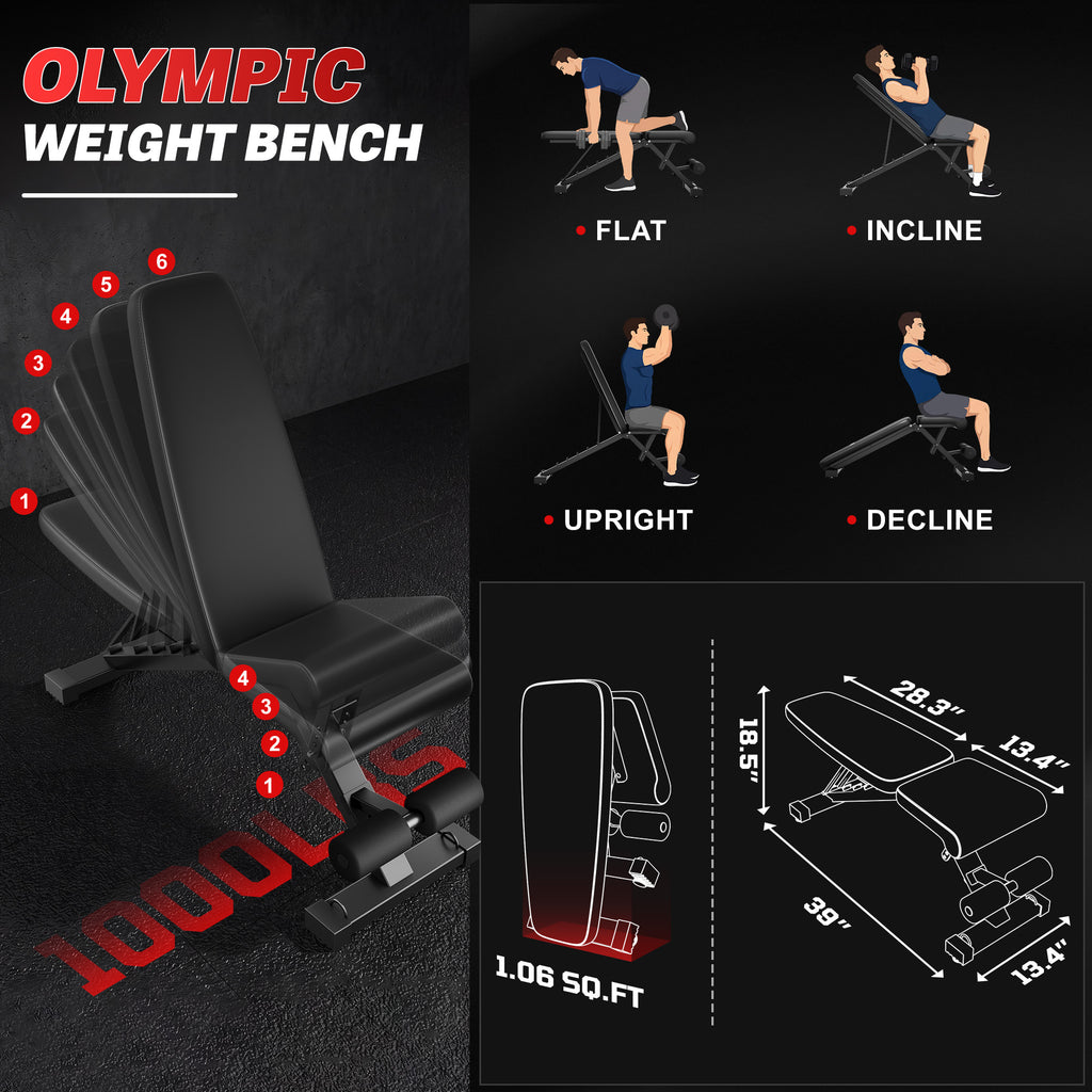 MITONOS Wall Mount Foldable Squat Power Rack, Compact 1100 lbs Weight Capacity Home Gym Training Station,Heavy-Duty Steel Space Efficient Workout Frame with Pull-up Bar and 360° Landmine,Red