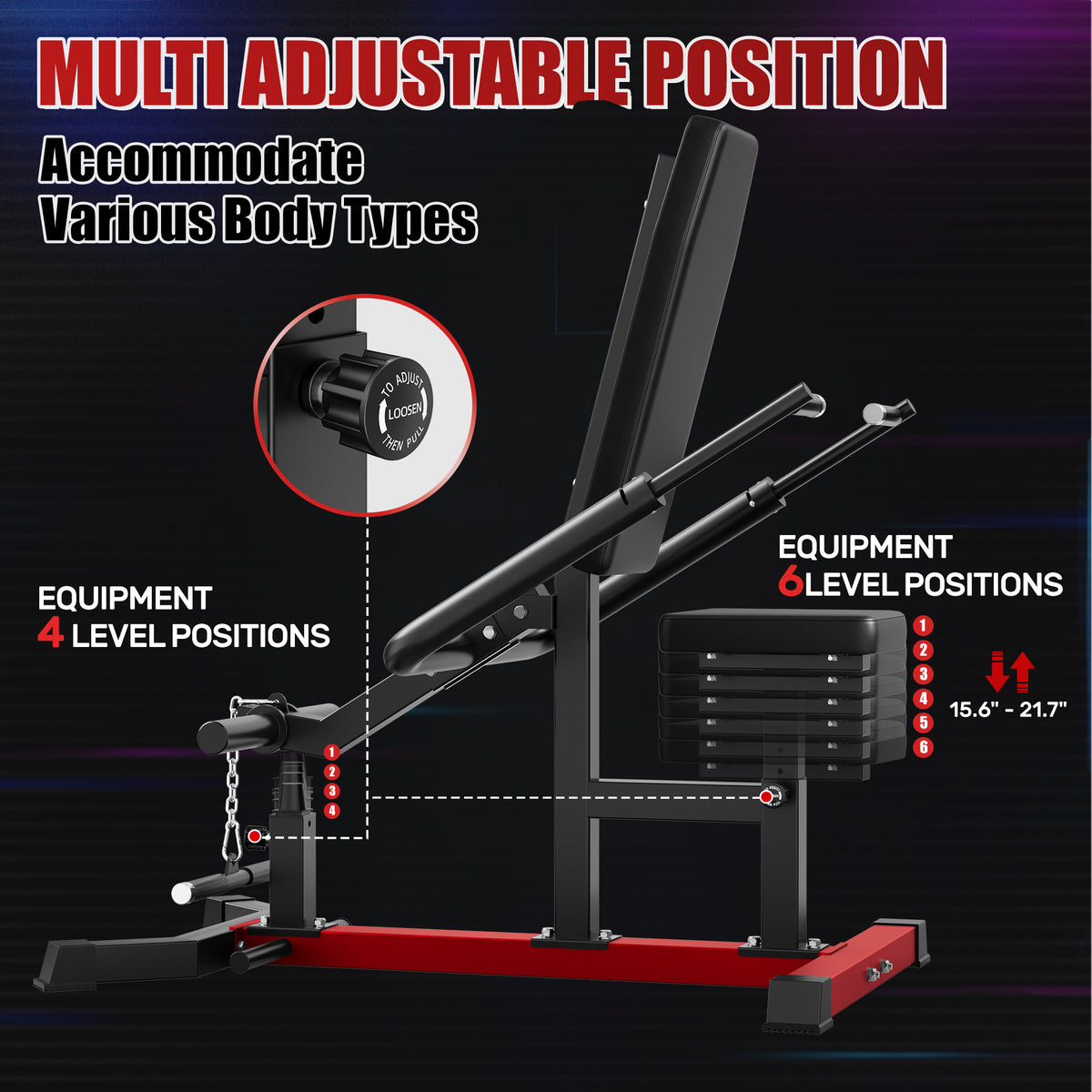 Seated Dip Machine, 400LBS Strength Training Upper Body Machine with Tricep Dip Press & Cable Bar for Home Gym