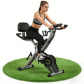 5-in-1 Folding Exercise Bike,Magnetic Cycling Bicycle X Bike with 16 Levels of Resistance for Home Indoor Cardio Workout