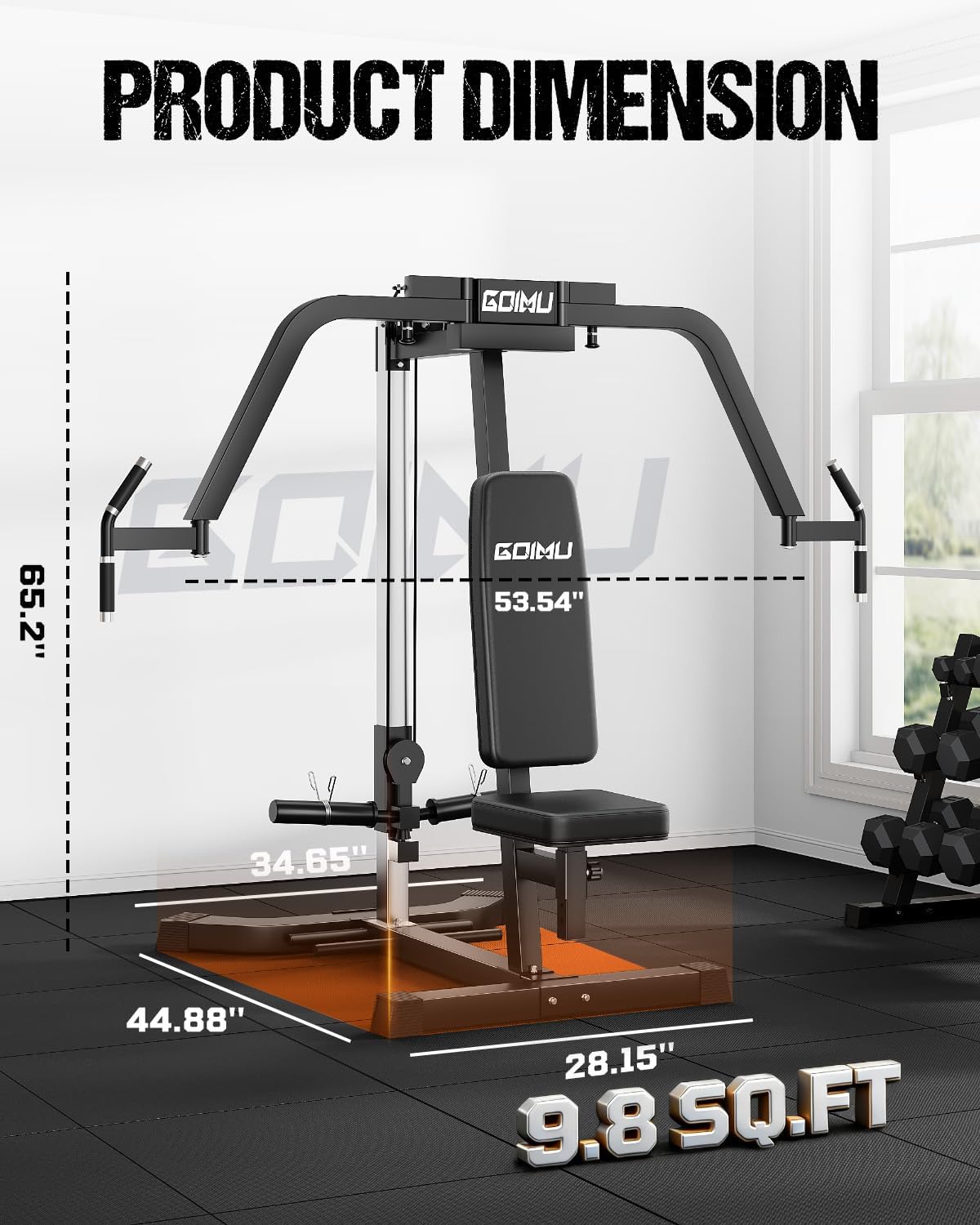 Chest Fly Machine, Reverse Delt Machine Adjustable Upper Body Specialty for Pectoral and Rear Deltoid, Chset Machine with Band Pegs for Home Gym
