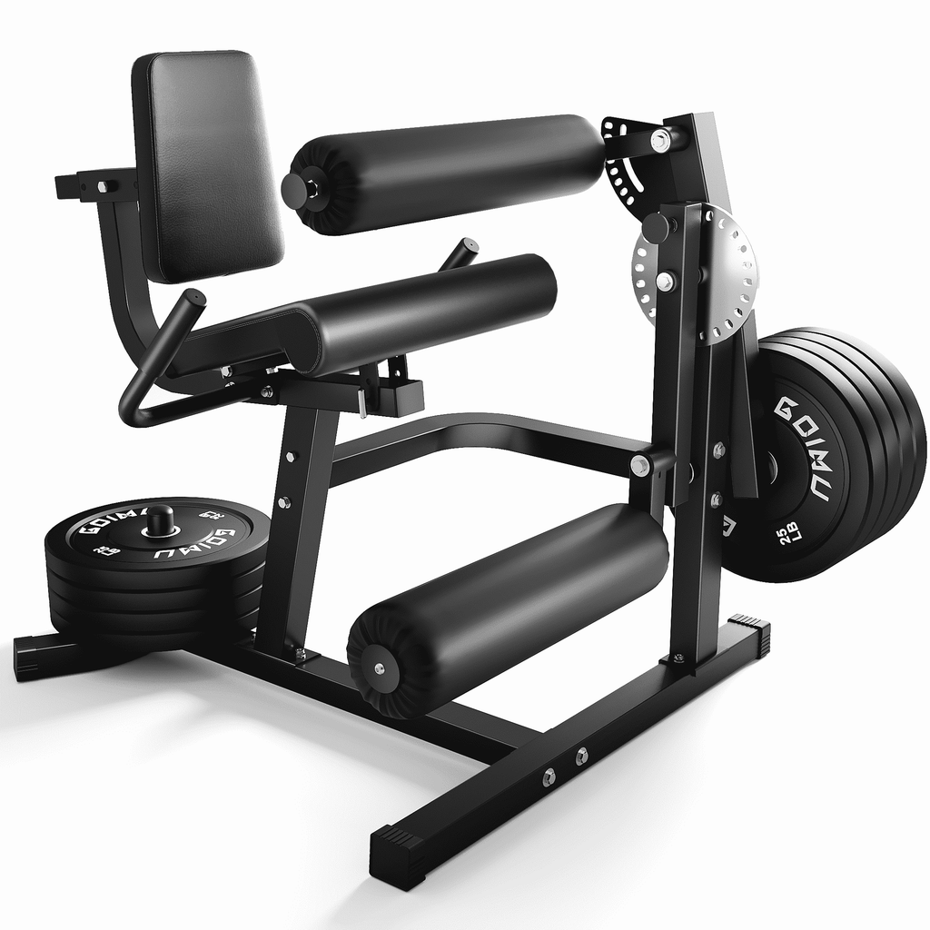 MITONOS Leg Extension and Curl Machine, 4 in 1 Lower Body Workout Machine， Adjustable Leg Curl Machine, Leg Extension Machine with Exercise Bench, Home Gym Weight Machine